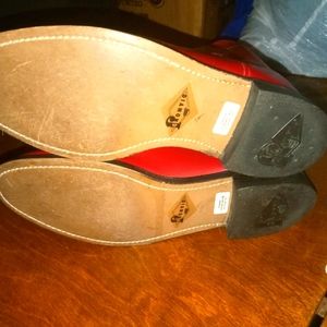 Vintage womens Justin diamond red boots